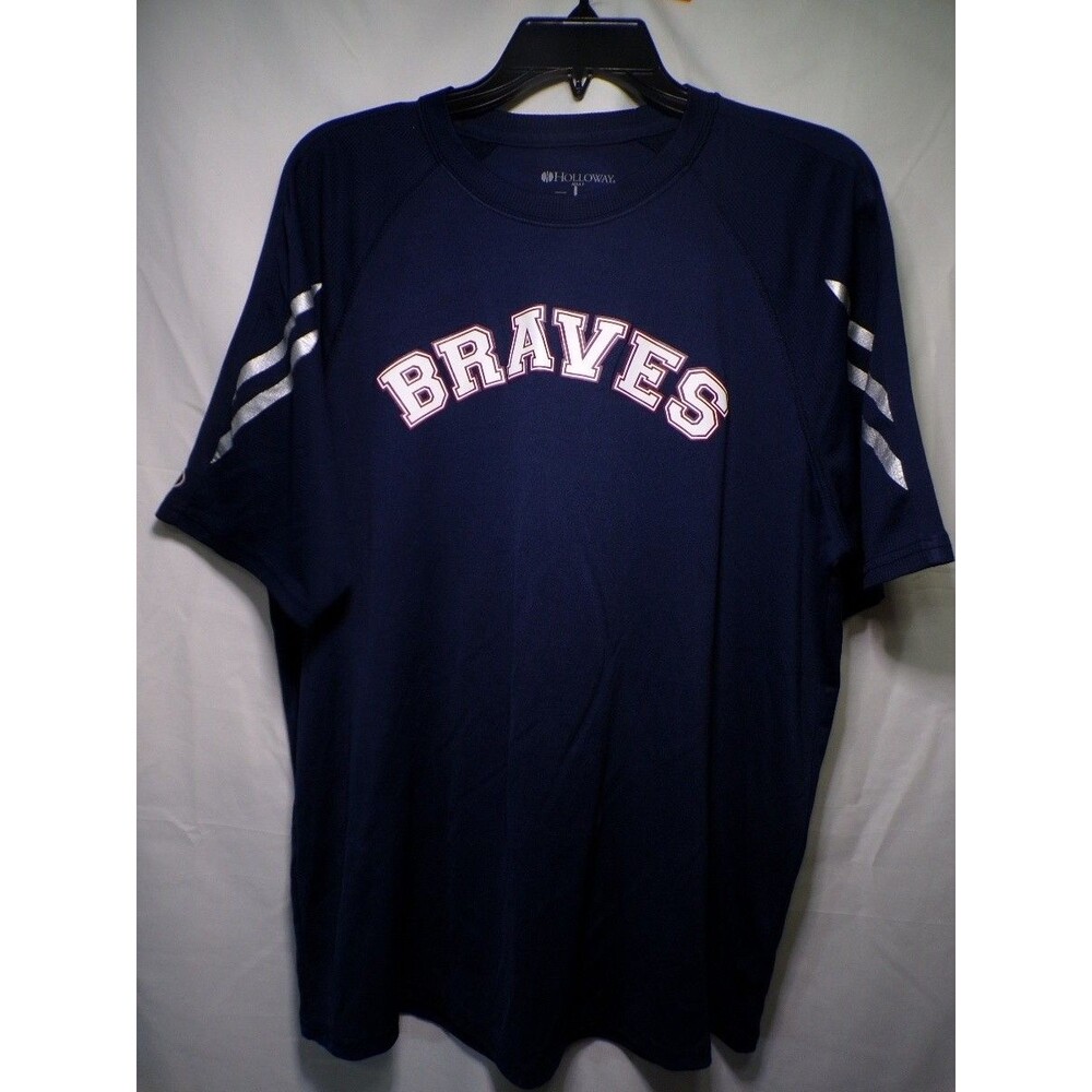 Holloway Shikellamy Braves Baseball Jersey T-Shirt Navy Adult Large